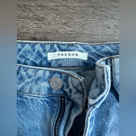 PacSun Mom Jean Blue Ripped Size 25 - Picture 4 of 5